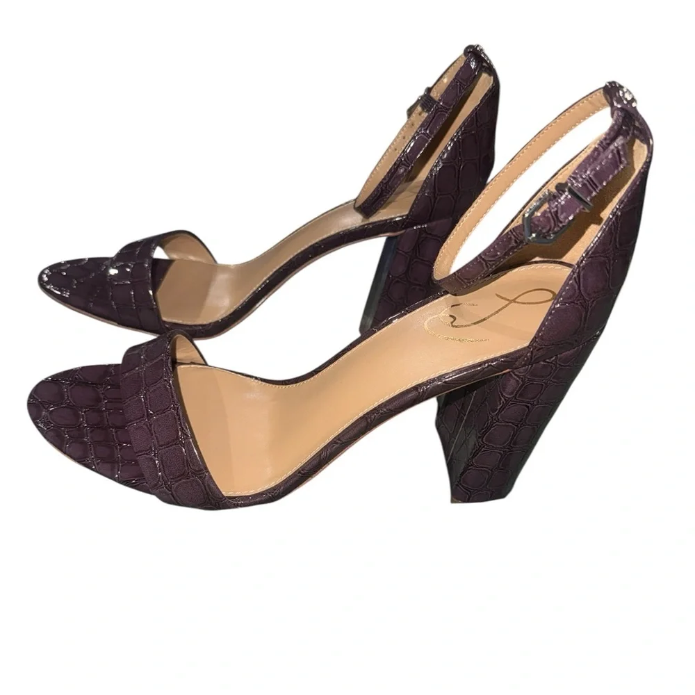 NEW Sam Edelman Yaro Ankle Strap Sandal (Women) 10.5M, EGGPLANT